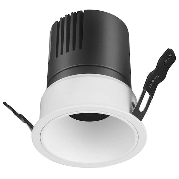 Architectural Series 3 in. General Lighting Integrated LED Canless Recessed Light with Adjustable CCT (4-Pack)