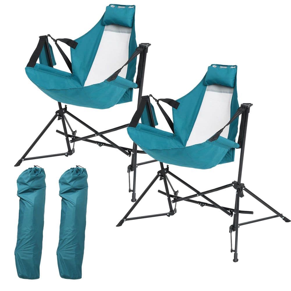 HOMEFUN Lot De 2 Chaises De Camping Portables Pour Adultes