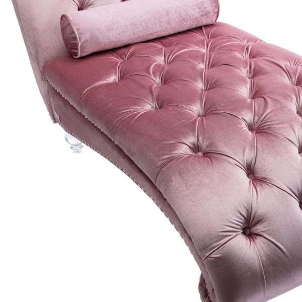 Pink chaise 2025 lounge sofa