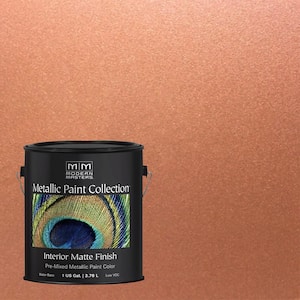1 gal. Copper Penny Water-Based Matte Metallic Interior Paint