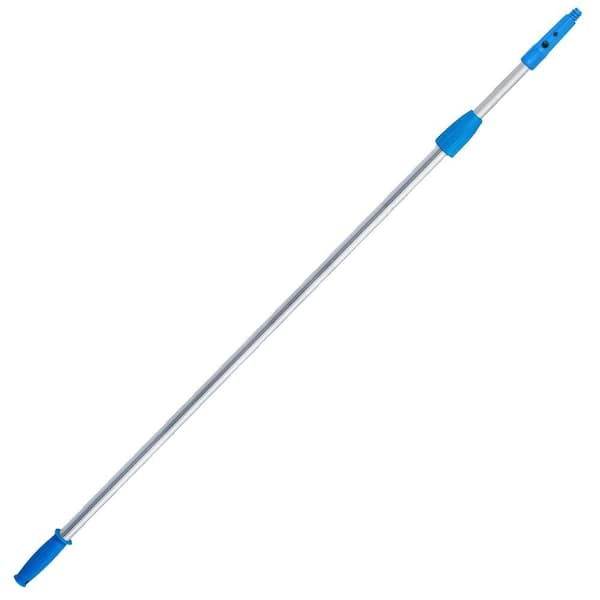 Unger 6 ft. -12 ft. Telescopic Pole Aluminum 2-Stage with Connect and Clean Locking Cone and PRO Locking Collar