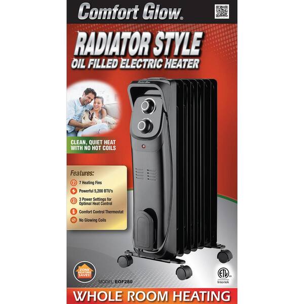 Brand New on sale Portable Electric Heater with Thermostat (Black)