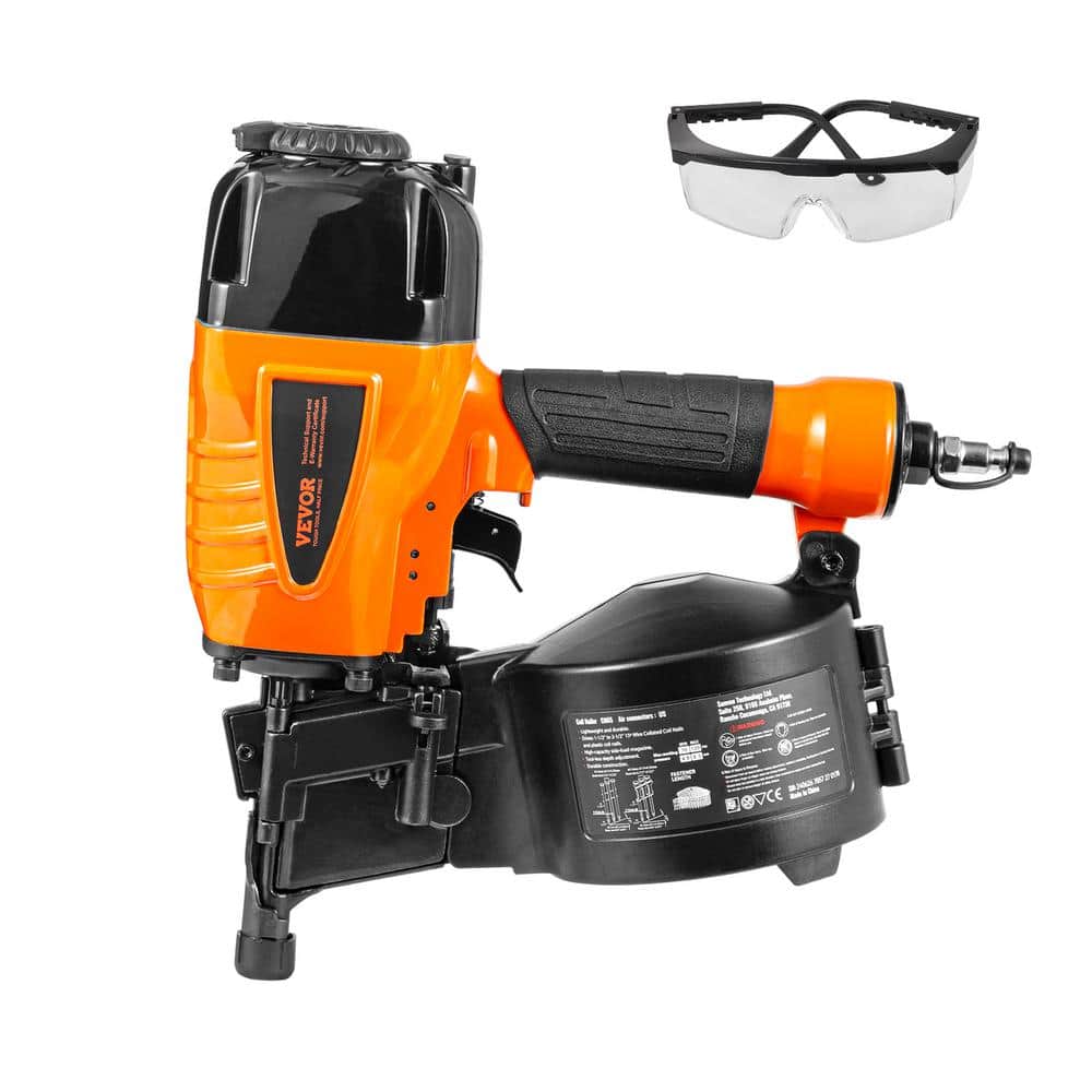 Coil Framing Nailer CN65 1-1/4 in. to 2-1/2 in. 15 degree Pneumatic Siding Nail Gun 70-120PSI Cordless Framing Nailer price history on PriceWatchPro