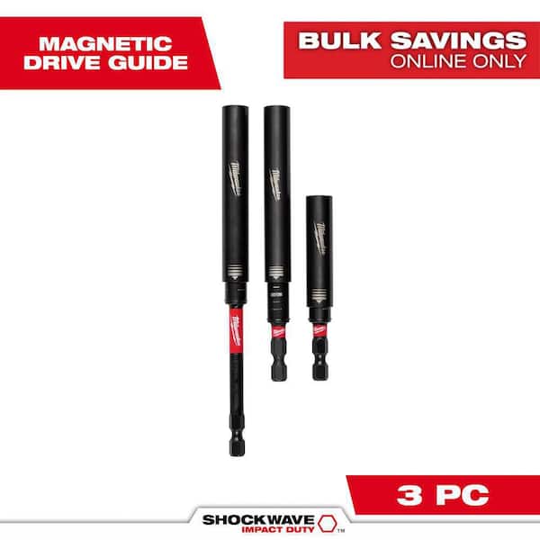 SHOCKWAVE Impact Duty Alloy Steel Magnetic Drive Guide Set (3-Piece)