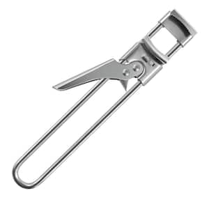 Adjustable Jar and Bottle Opener Stainless Steel Can Opener with Non-Slip Grip for Weak Hands and Arthritis Seniors