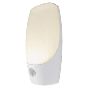 Automatic Light-Sensing Plug-in LED Night Light, White