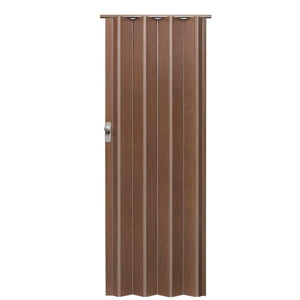 LTL Home Products 36 in. x 80 in. Woodbridge Vinyl Nutmeg Accordion Door