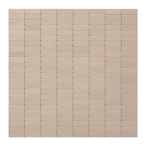 Urbain LC Light Copper 11.42 in. x 11.57 in. x 5 mm Metal Peel & Stick Wall Mosaic Tile (5.51 sq. ft./case)