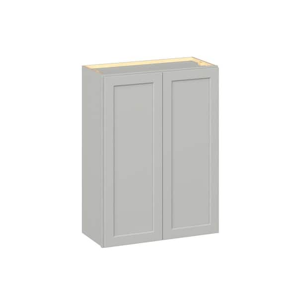 Emerson Whisper Gray Wall 2 Door Ready to Assemble Kitchen Cabinet (27 in. W x 36 in. H x 12 in. D)