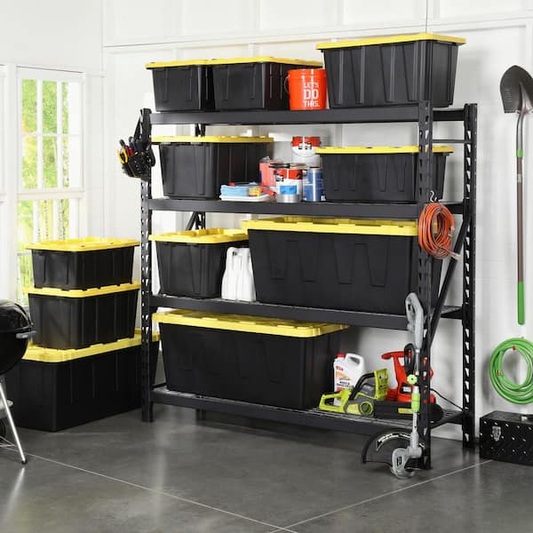 Easy $40 Garage Tote Storage Hack! Fast, Cheap, Quick Project Source  Commander and HDX bin storage 