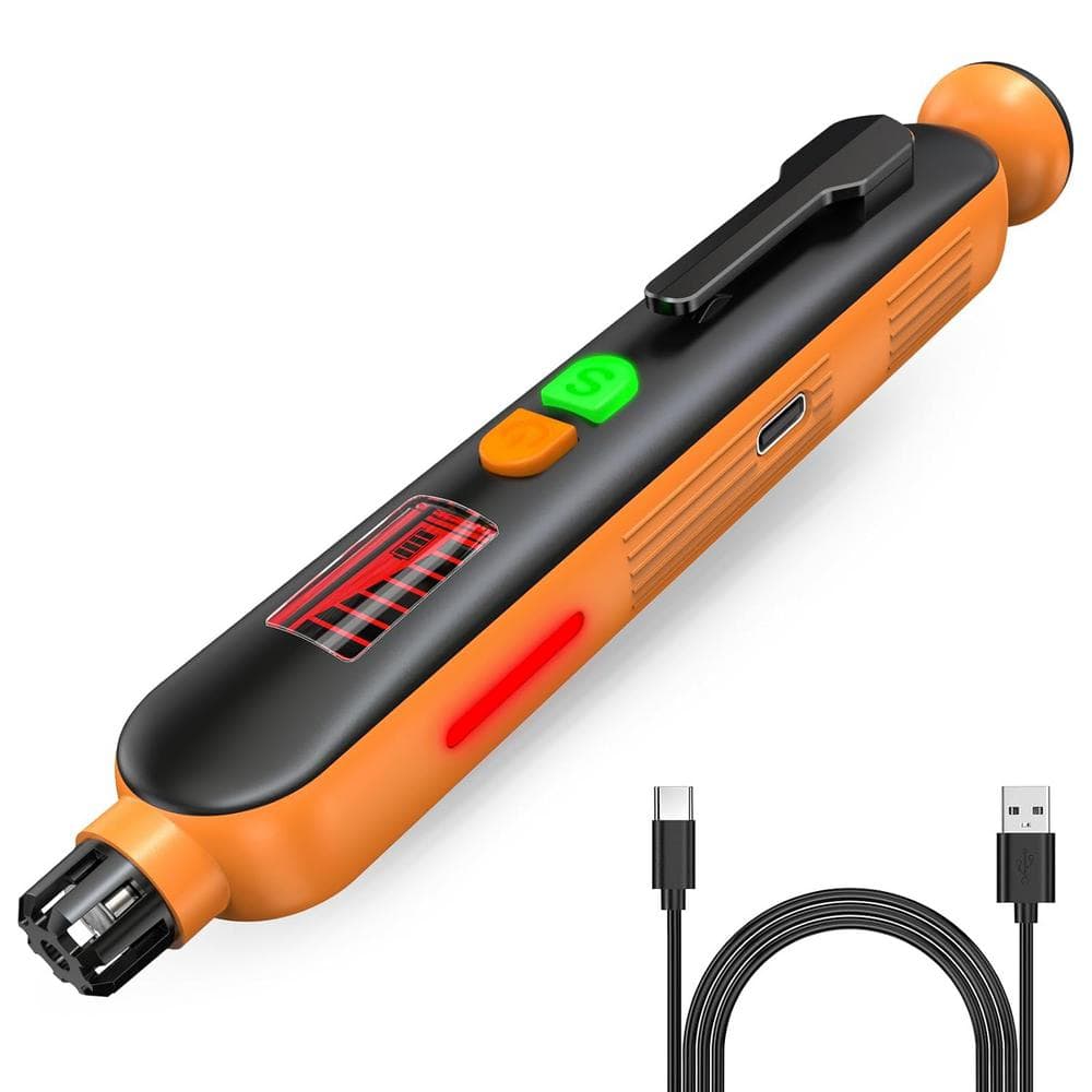 Battery Operated Rechargeable Natural Gas Leak Detector with Audible and Vi