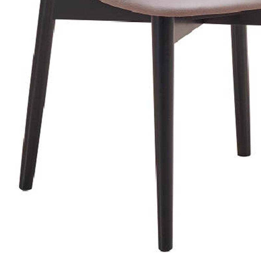 Anae 23" Gray Microfiber Upholstered Side Chair Set