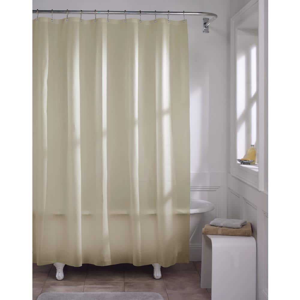   Basics 8-Gauge PEVA Shower Curtain or Liner