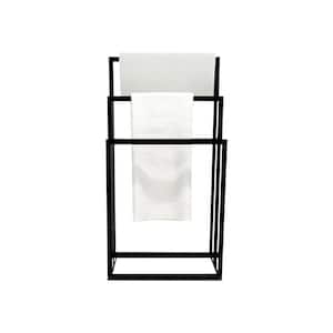 Metal Hand Towel Stand Matte Black - Hearth & Hand™ with Magnolia
