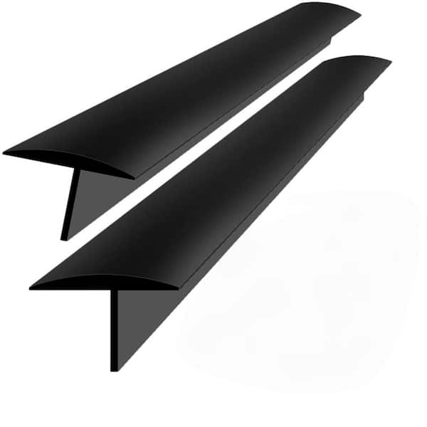 Black Food Grade Silicone Stove Counter Gap Cover Stove Gap Filler for Kitchen Countertop Stove Protection (Set of 2)