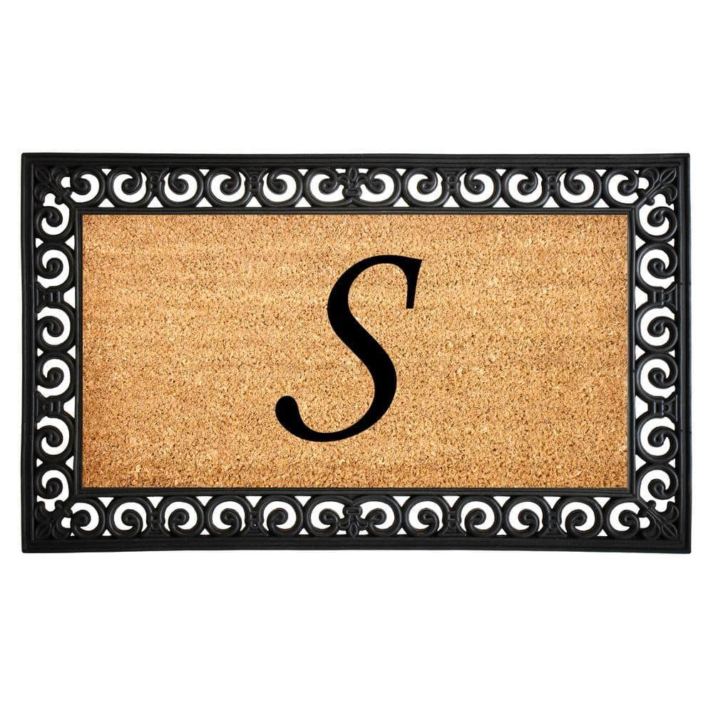 Gabriel 18 in. x 30 in. Monogrammed (Letter S) Door Mat price history on PriceWatchPro