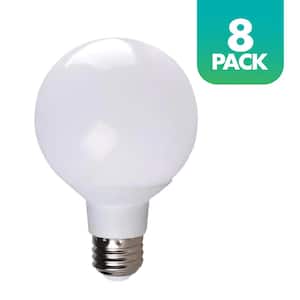 40-Watt Equivalent G25 Soft White Dimmable 25,000-Hour LED Light Bulb 2700K (8-Pack)