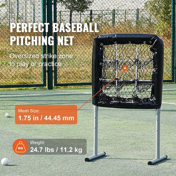 5'x5' Baseball & Softball Practice Net With Batting Tee – Easy Setup, Includes Carry Bag