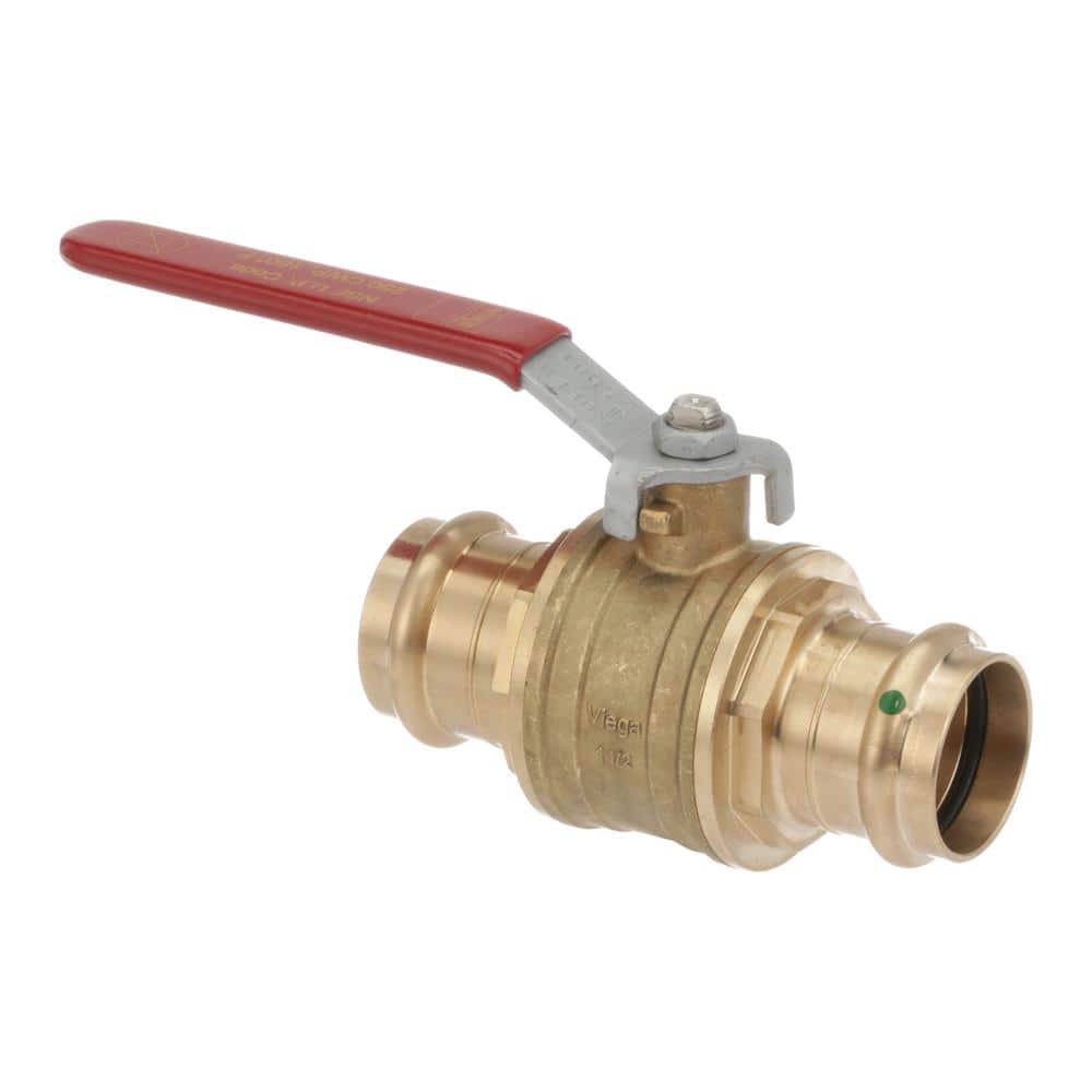 ProPress 1-1/2 in. Press Zero-Lead Bronze and Brass Ball Valve price history on PriceWatchPro