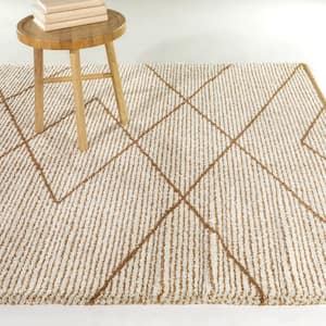 Ciardi Brown 8 ft. x 10 ft. Geometric Area Rug