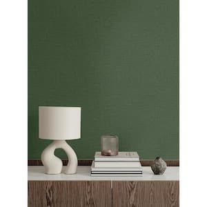 60.75 sq. ft. Olive Nomi Embossed Vinyl Unpasted Wallpaper Roll