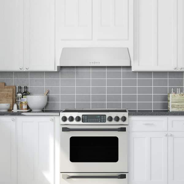 30 in. 440 CFM Ducted Under Cabinet Range Hood with LED Lights in Stainless Steel