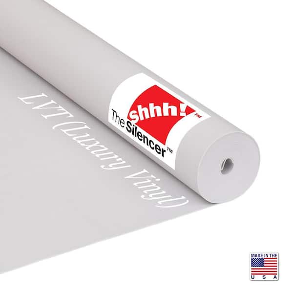 100 sq. ft. x 33.34 ft. x 1.5mm Premium Sound and Moisture Barrier for Vinyl, Laminate, Hardwood, Eng Wood, Attached Pad