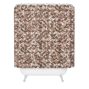 71 in. x 74 in. Wagner Campelo NORDICO Brown Shower Curtain