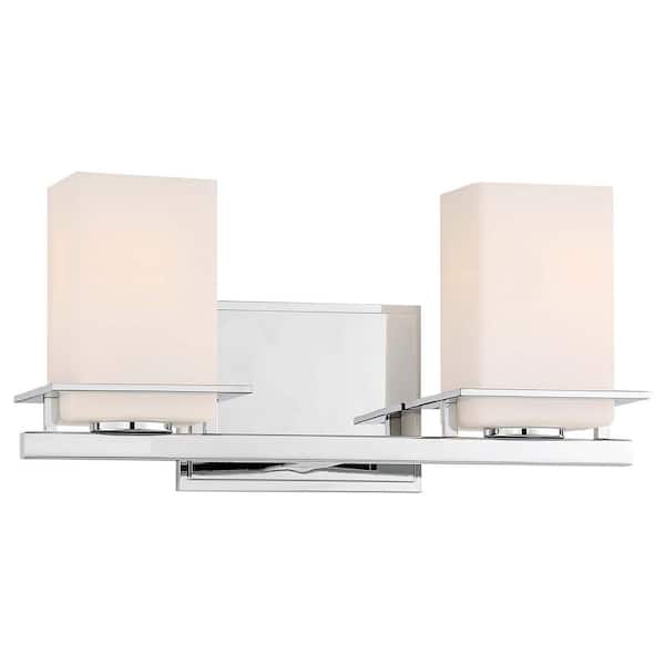 Minka Lavery Tournee 2-Light Chrome Bath Light