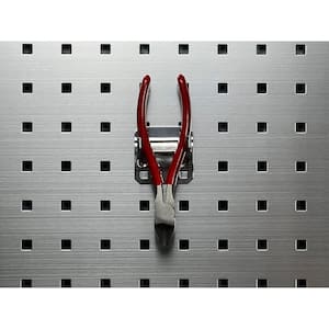 1 in. Double Rod 90° Bend Pegboard Hook for Stainless Steel LocBoard (3-Pack)