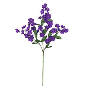 18 in. Purple Artificial Baby's Breath Gypsophila Flower Stem Spray (Set of 12)