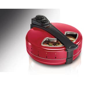 180 sq. in. Red Metal Pizza Maker
