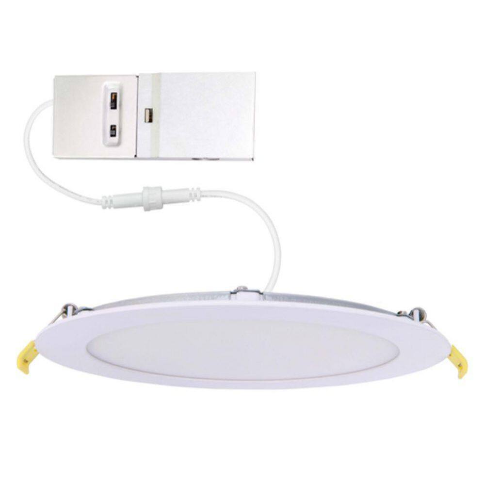 6 in. Adjustable CCT Aluminium Housing Non-IC Rated Dimmable Indoor Outdoor Integrated LED Recessed Light Trim price history on PriceWatchPro