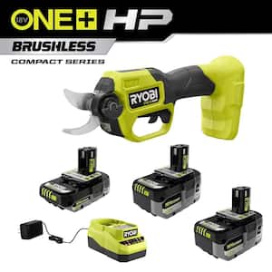 ONE+ 18V HIGH PERFORMANCE Kit w/ (2) 4.0 Ah Batteries, 2.0 Ah Battery, Charger, & ONE+ HP Brushless Pruning Shear