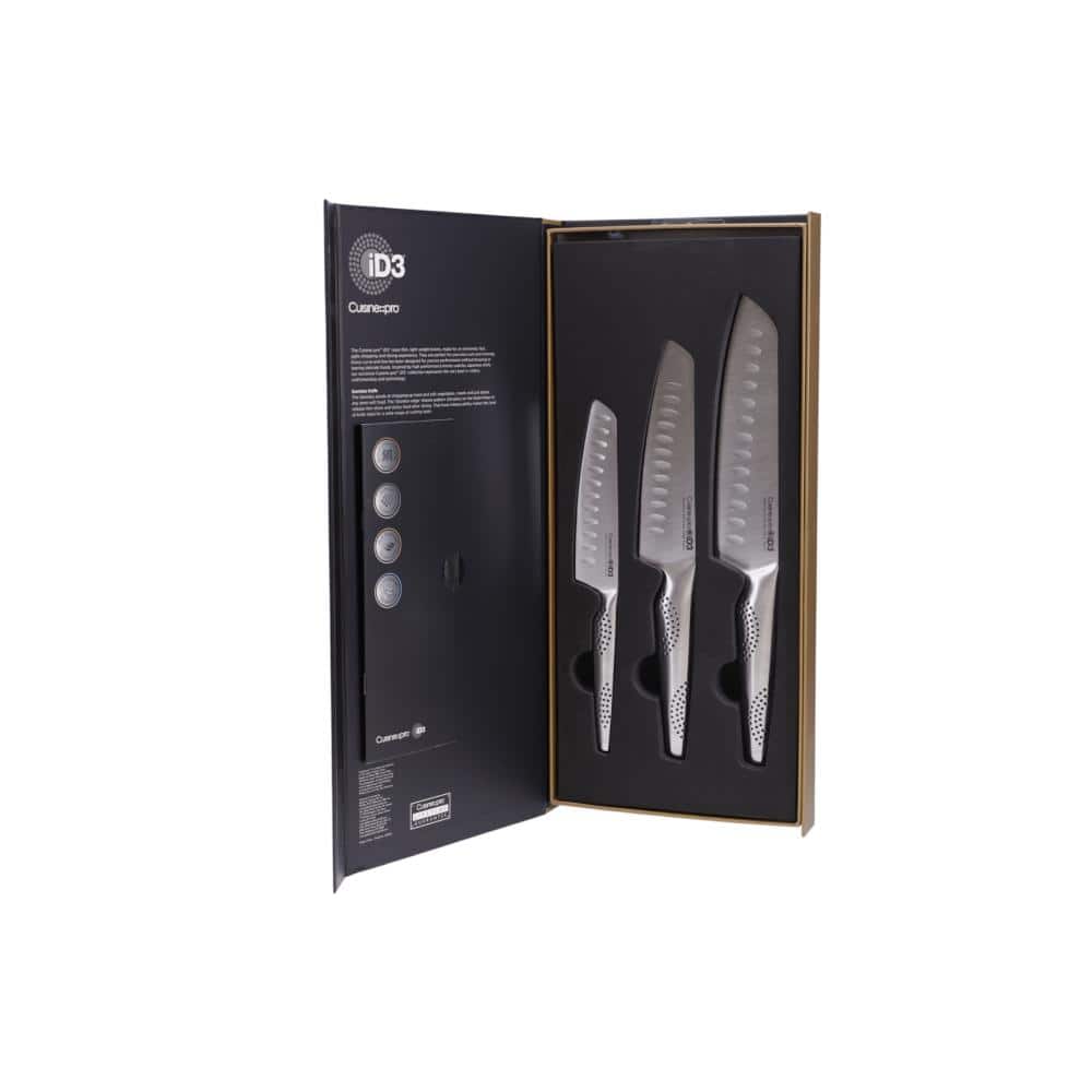 ID3 SANTOKU 3-Piece Stainless Steel Knife Set - thumbnail 6
