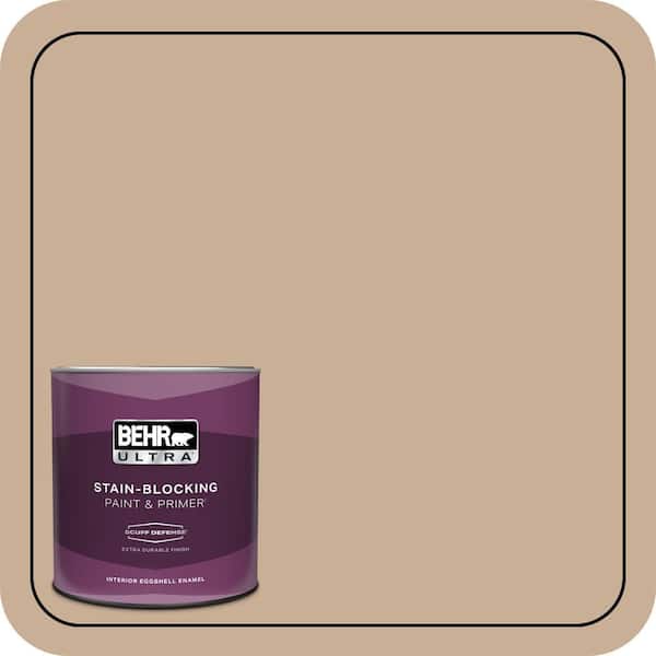 BEHR ULTRA 1 qt. #280E-3 Toasted Wheat Extra Durable Eggshell Enamel Interior Paint & Primer