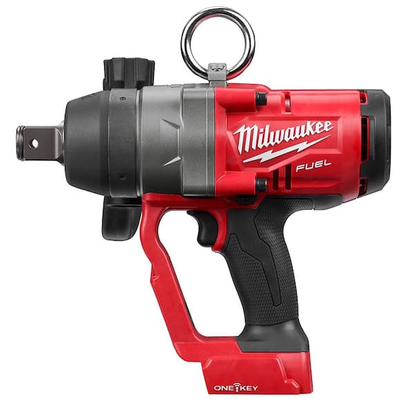 High Torque Impact Wrench w/Friction Ring Milwaukee M18 FUEL w/ONE-KEY 18-Volt Lithium-Ion Brushless Cordless 1/2 in