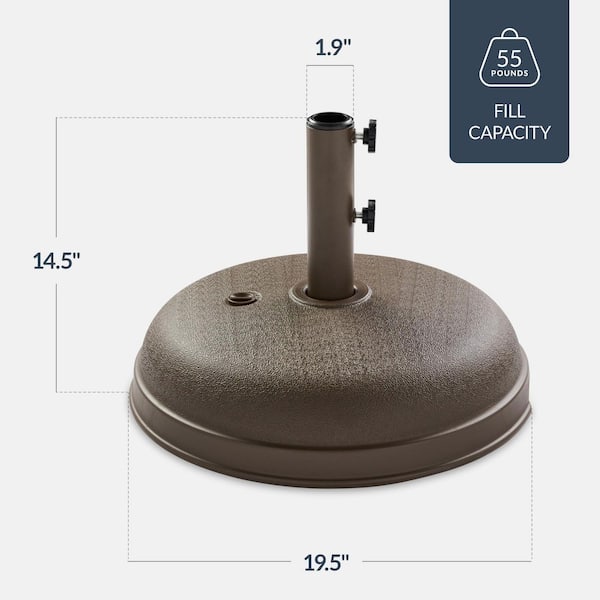 48 inch black iron patio table with umbrella hole Mondawe Round Outdoor Dining Table 48-in W x 48-in L with Umbrella Hole  21OD112055FF at Lowes.com
