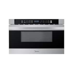 1.2 cu. ft. 23.8 in. Built-In Drawer Microwave in Stainless Steel with Front Venting