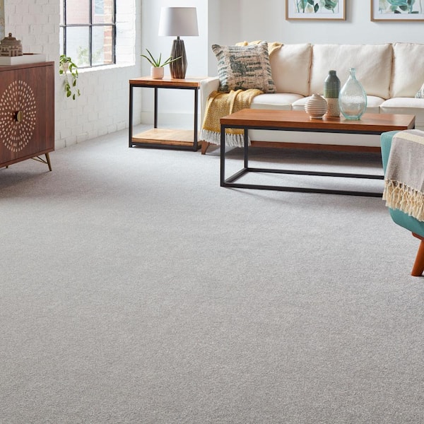 Silver Mane II - Shadow - Gray 65 oz. Triexta Texture Carpet - Installation Required