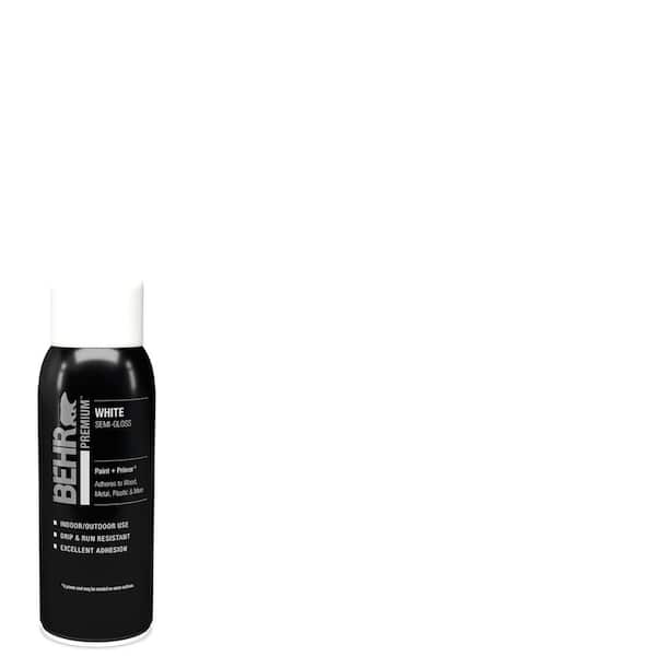 12 oz. #52 White Semi-Gloss Interior/Exterior Spray Paint and Primer Aerosol