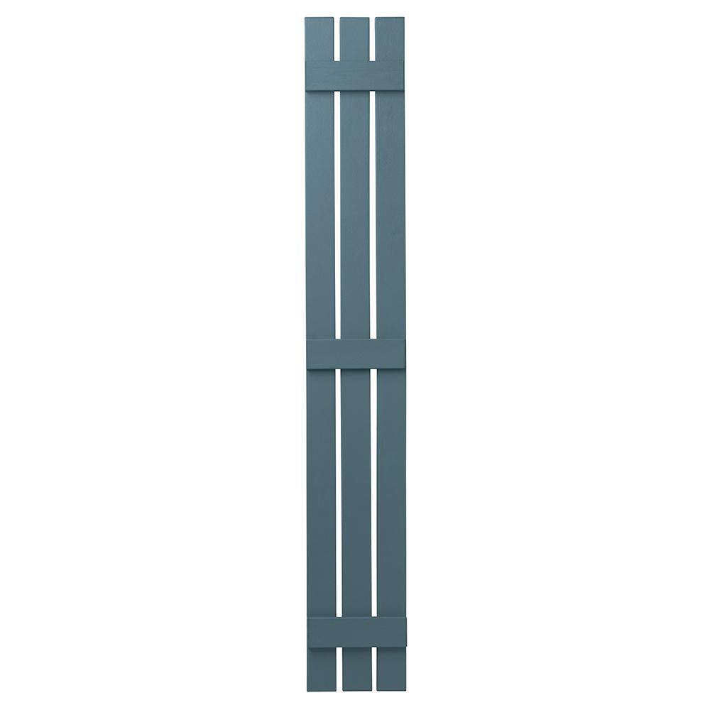 12 in. x 71 in. Polypropylene 3-Board Open Board and Batten Shutters Pair in Coastal Blue price history on PriceWatchPro