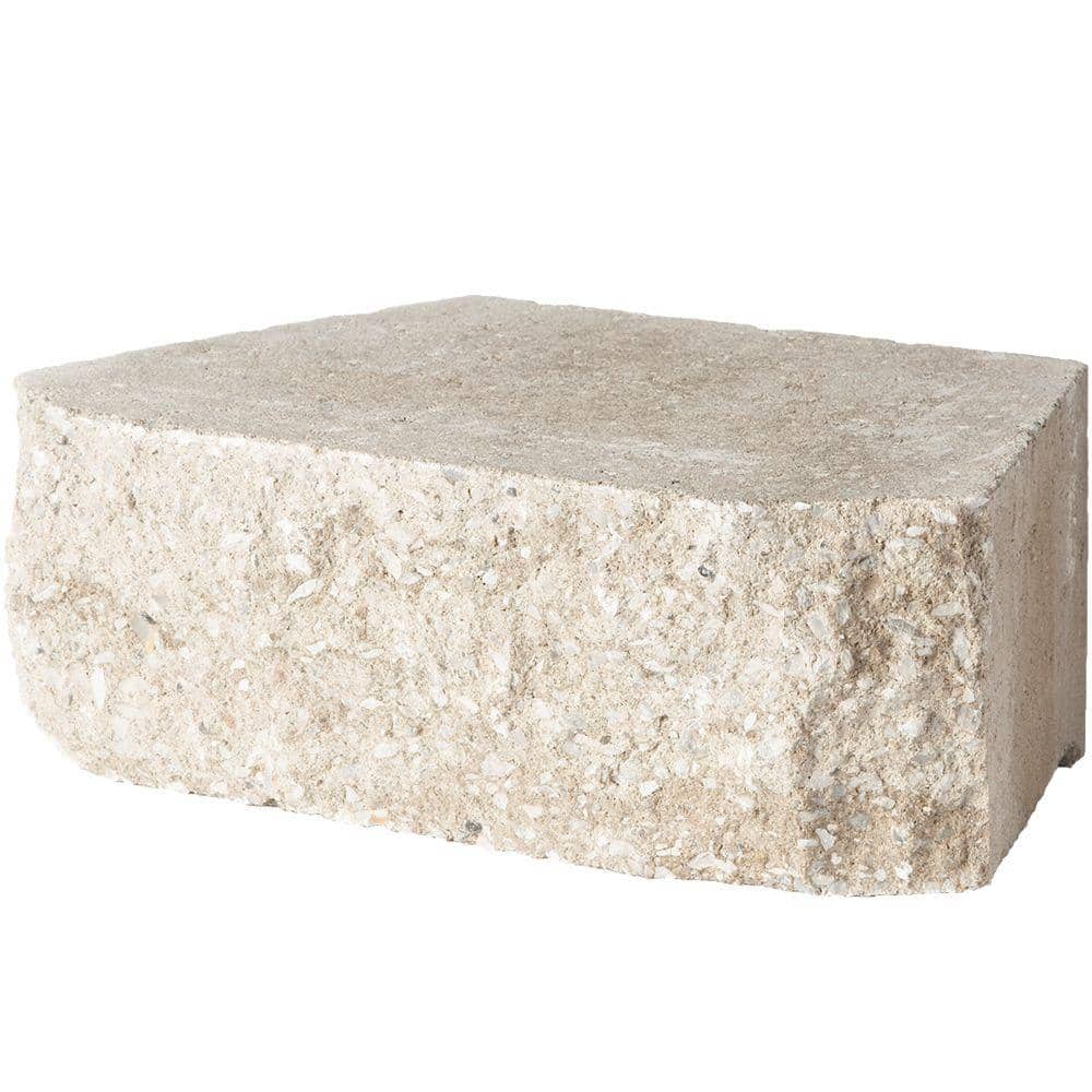 Pavestone 4 in. H x 11.63 in. W x 6.75 in. L Merriam Blend Retaining Wall Block (144 Pieces/ 46.6 Sq. ft./ Pallet) -  81173