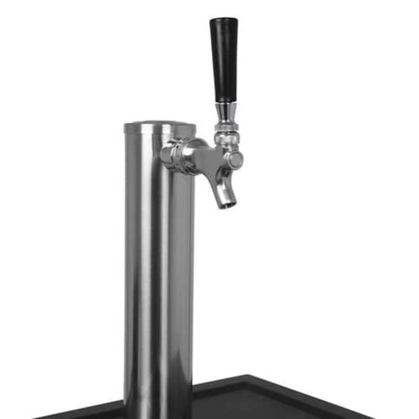 EdgeStar - Single Tap 18 in. 1/6 Barrel Beer Keg Dispenser in Stainless Steel