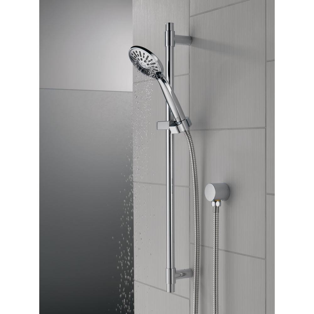 Chrome Slide Bar Handheld Shower with Hose
