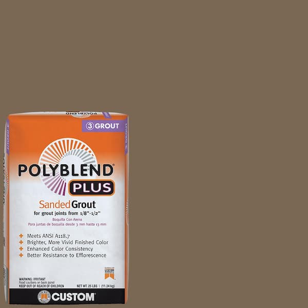 Custom Building Products Polyblend Plus #386 Oyster Gray 25 lb