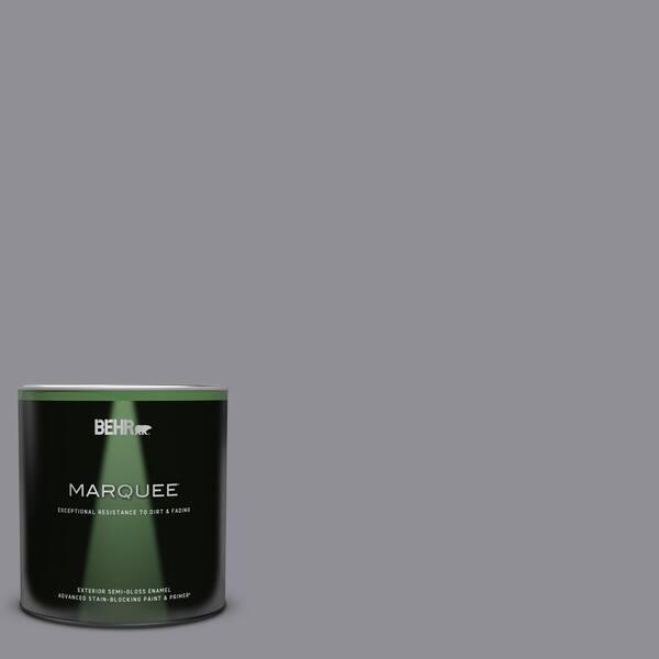 BEHR MARQUEE 1 qt. #ECC-23-2 Heather Field Semi-Gloss Enamel Exterior Paint & Primer