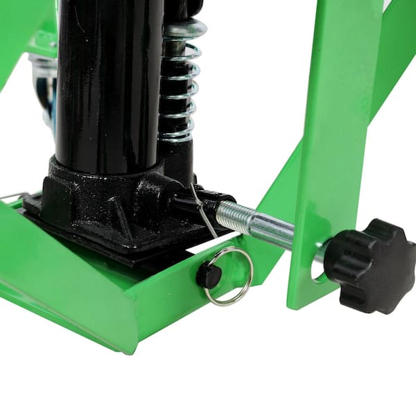 Sudzendf Green Steel 300 lbs Hydraulic Jack Lift Foot Step with