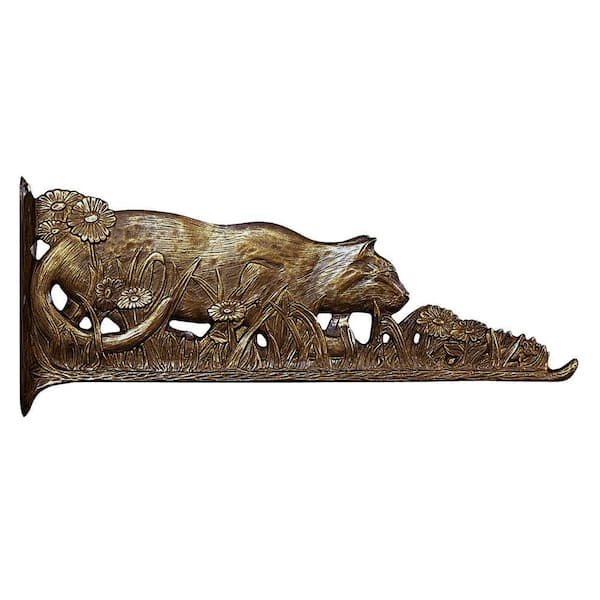 Whitehall Products French Bronze Cat Nature Hook