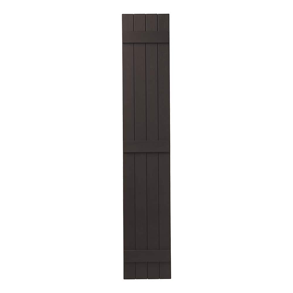 Ply Gem 15 in. x 81 in. Polypropylene 4 Board Closed Board and Batten